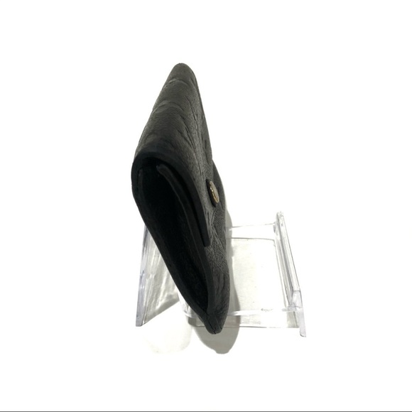 Authentic Louis Vuitton Black Empriente Leather Key Pouch Black Noir Wallet - Picture 4 of 10